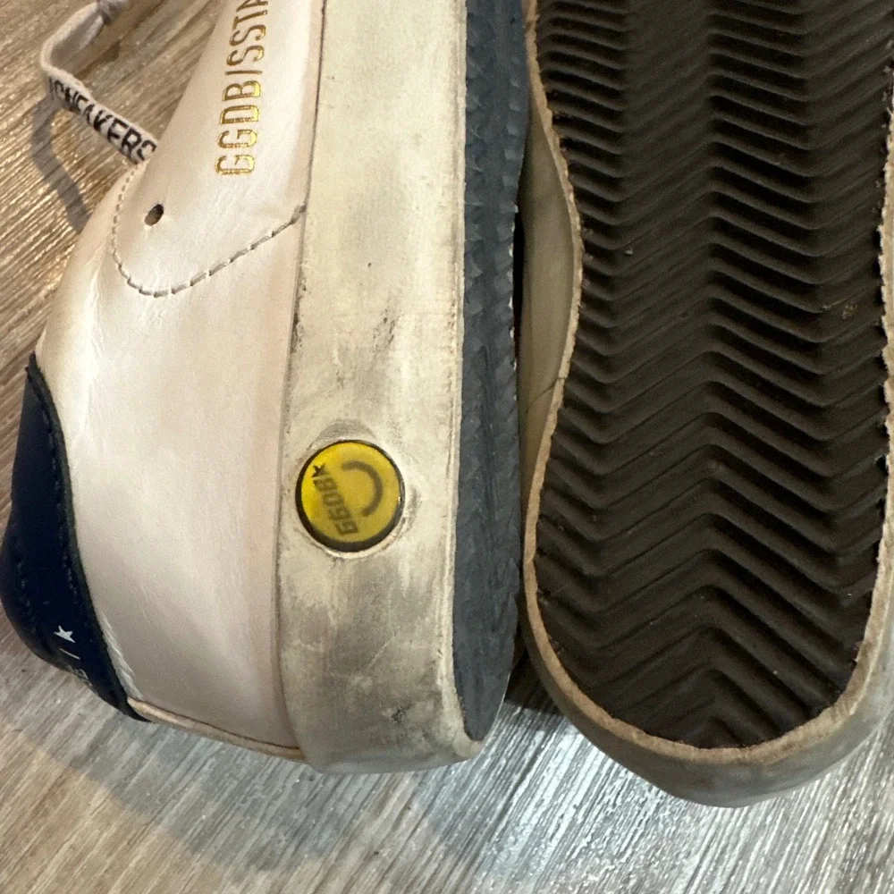 Golden Goose Super Star Low Top Sneakers White Leather Star Logo‎ Women 34